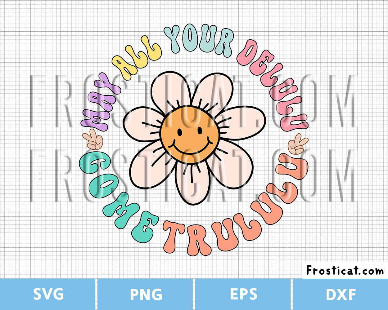 May All Your Delulu Come Trululu Svg