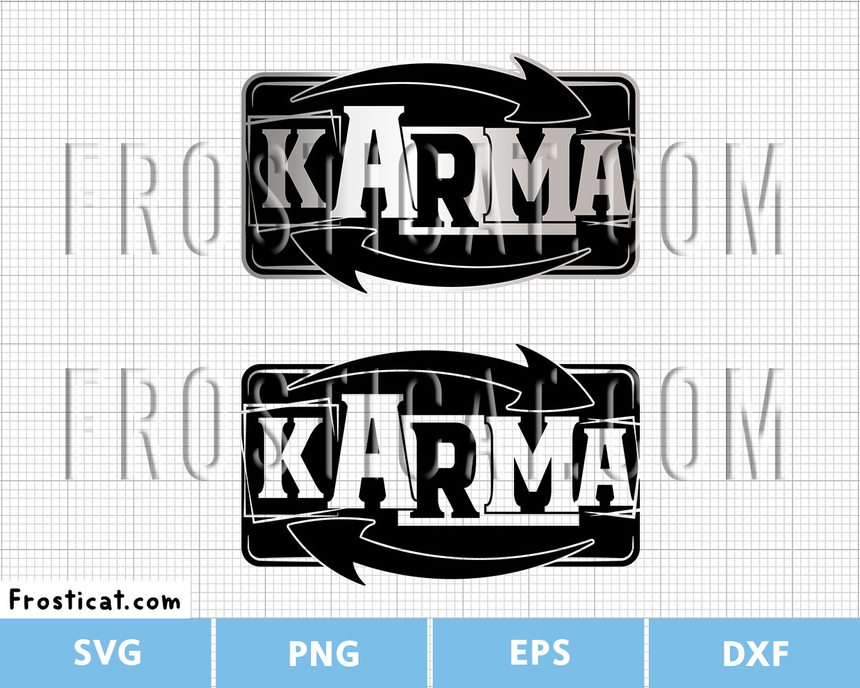Karma What Goes Around Comes Back Around Svg, Karma Svg