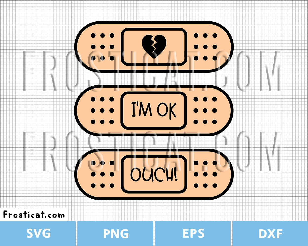 Band Aid Plaster Adhesive Bandage Svg Bundle