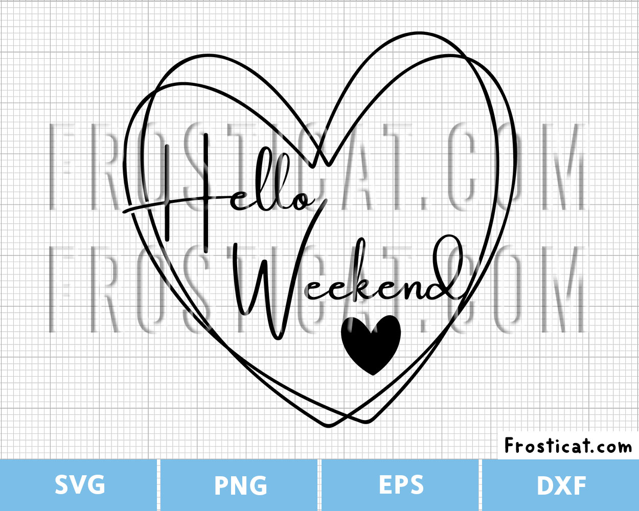 Hello Weekend Svg, Weekend Mode Svg, Girls Trip Svg