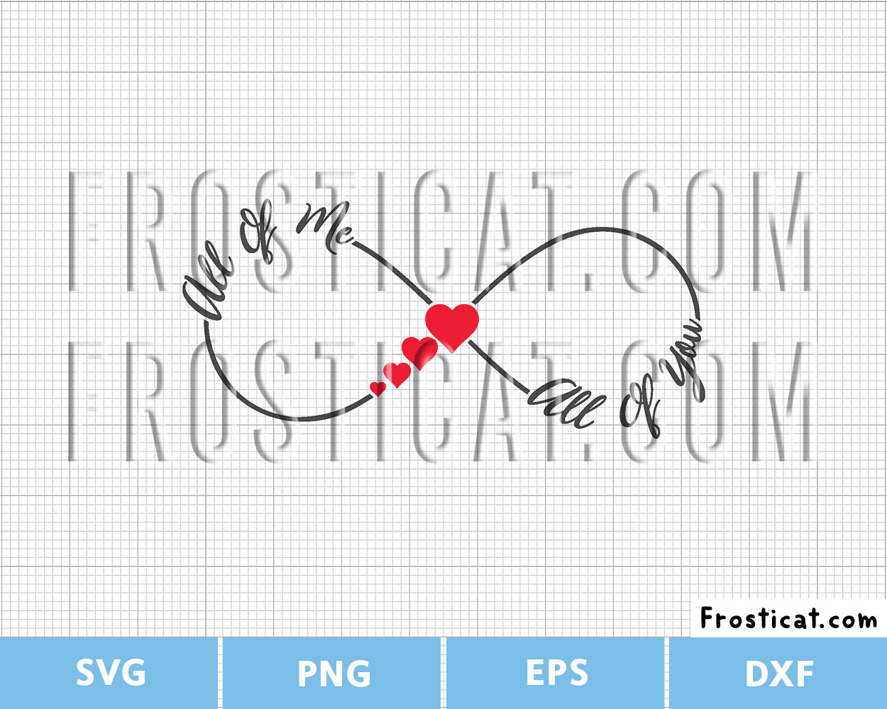 All Of Me Love All Of You Svg, Infinity Love Svg, Wedding Svg