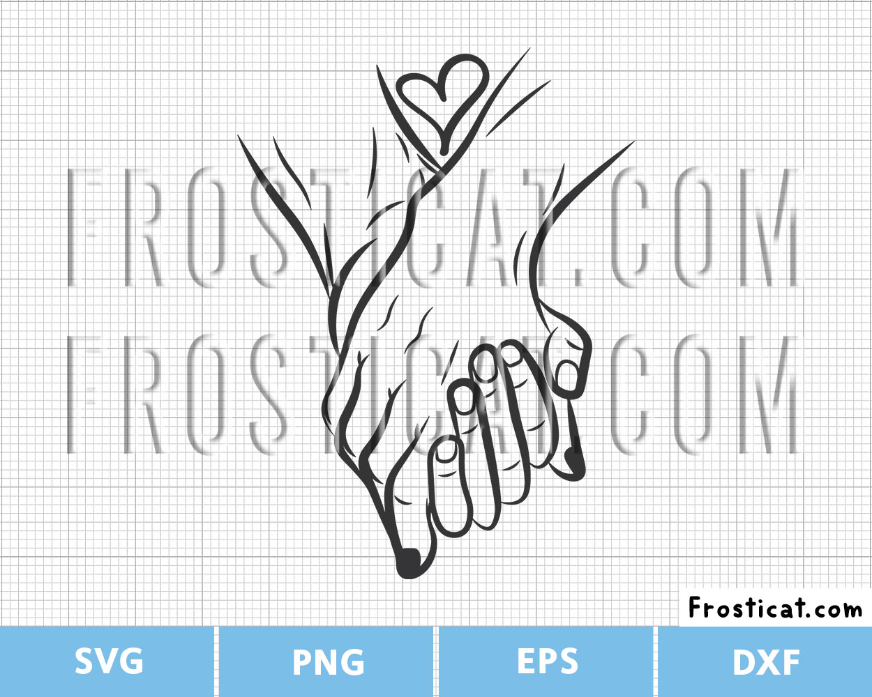 Couple Holding Hands Svg, Valentines Day Svg, Wedding Svg
