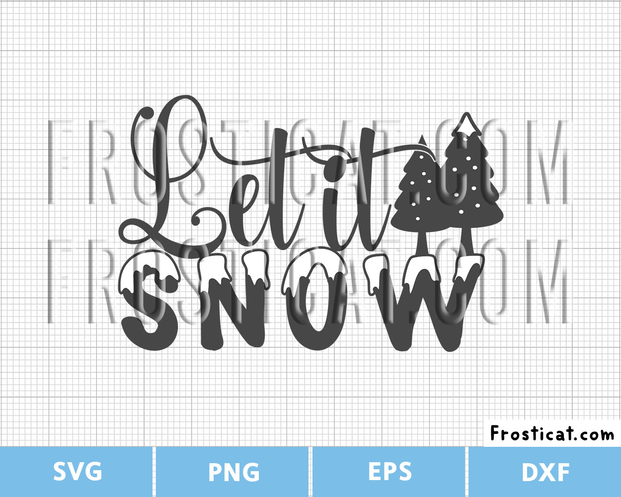 Let It Snow Svg, Winter Svg, Christmas Svg