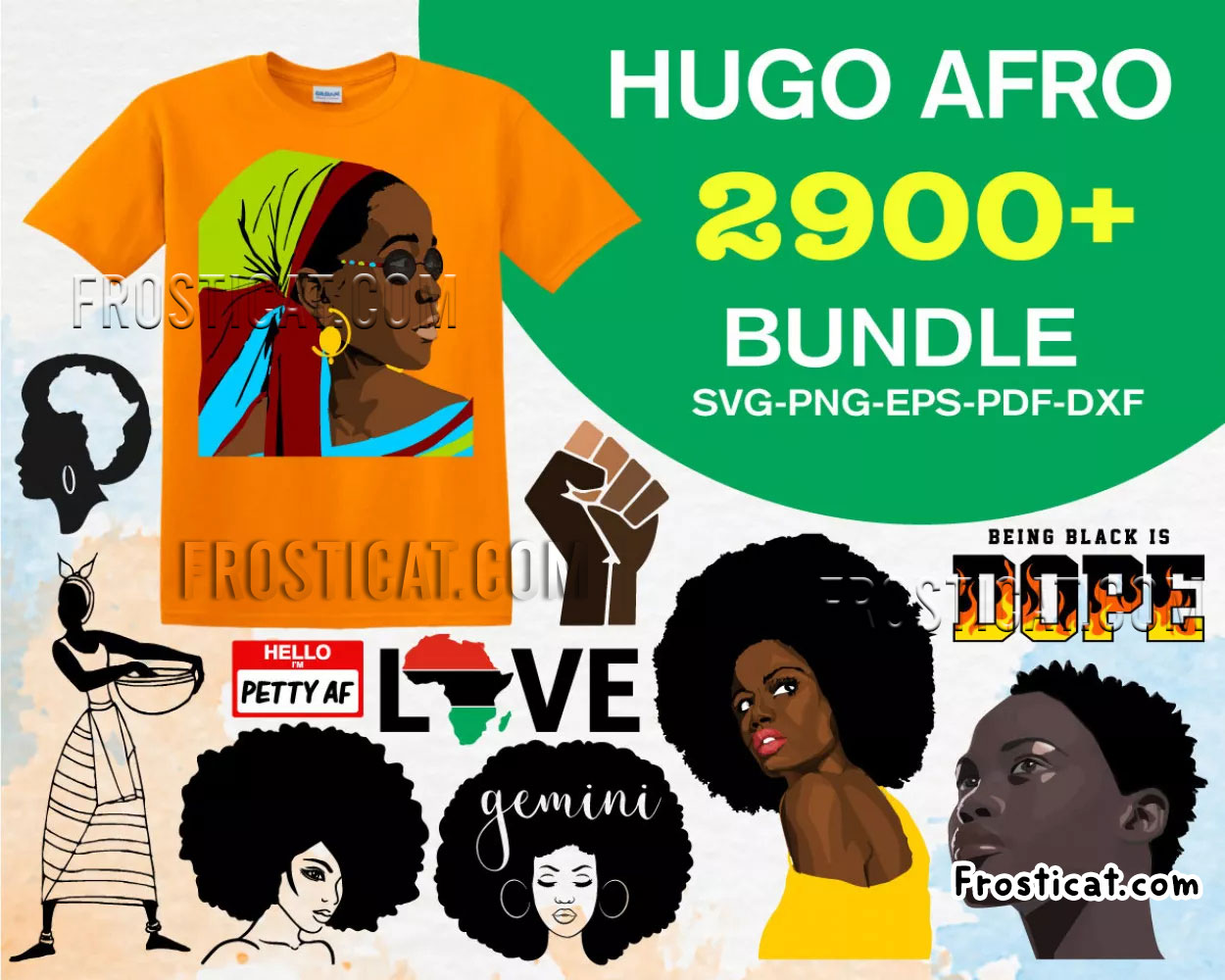 2900 Afro Svg Bundle, Black Woman Svg, Black Lives Matter