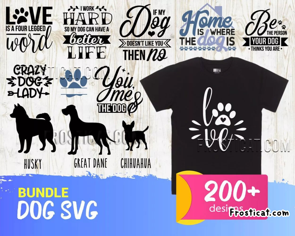 200 Dog Svg Bundle, Dog Svg, Dog Mom Svg, Dog Face Svg