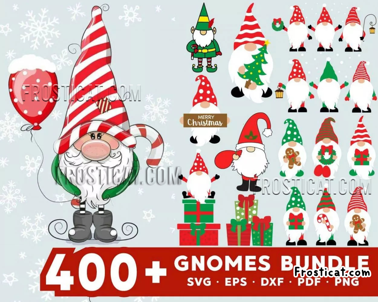 400 Holiday Gnome Svg Bundle, Gnome Svg, Christmas Svg