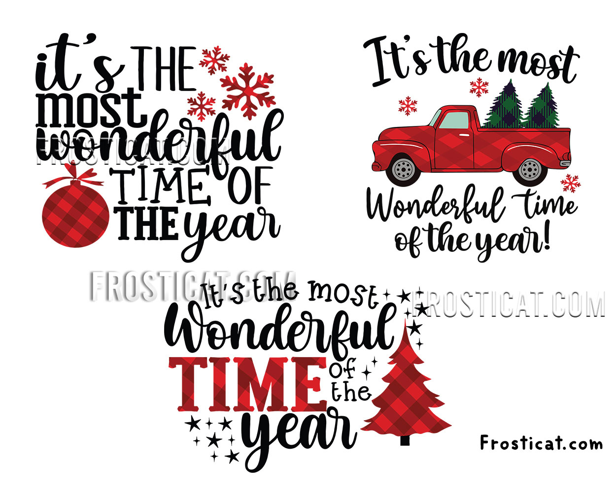 3 Its The Most Wonderful Time Of The Year Svg Bundle