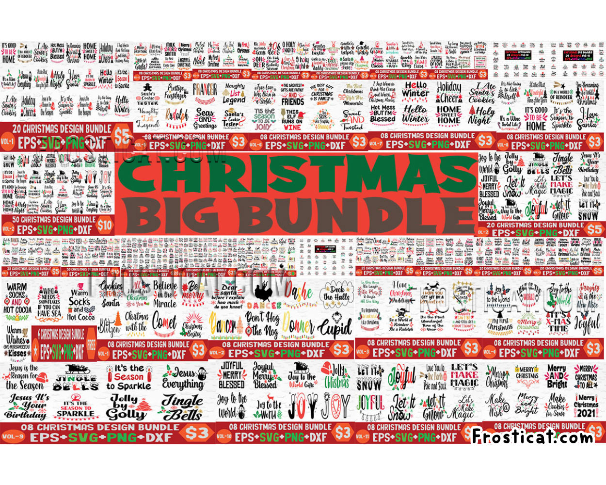 771 Christmas Big Bundle Svg, Christmas Svg