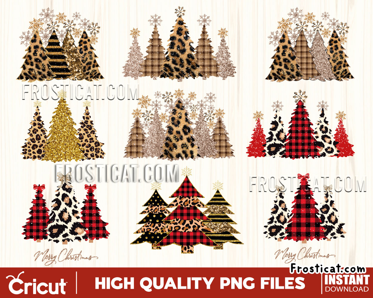 9 Christmas Tree Png Bundle, Christmas Png