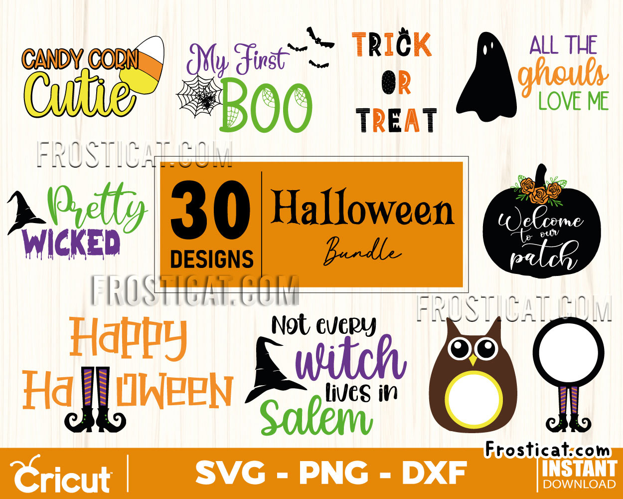 33 Halloween Svg Bundle, Halloween Svg, Happy Halloween Svg