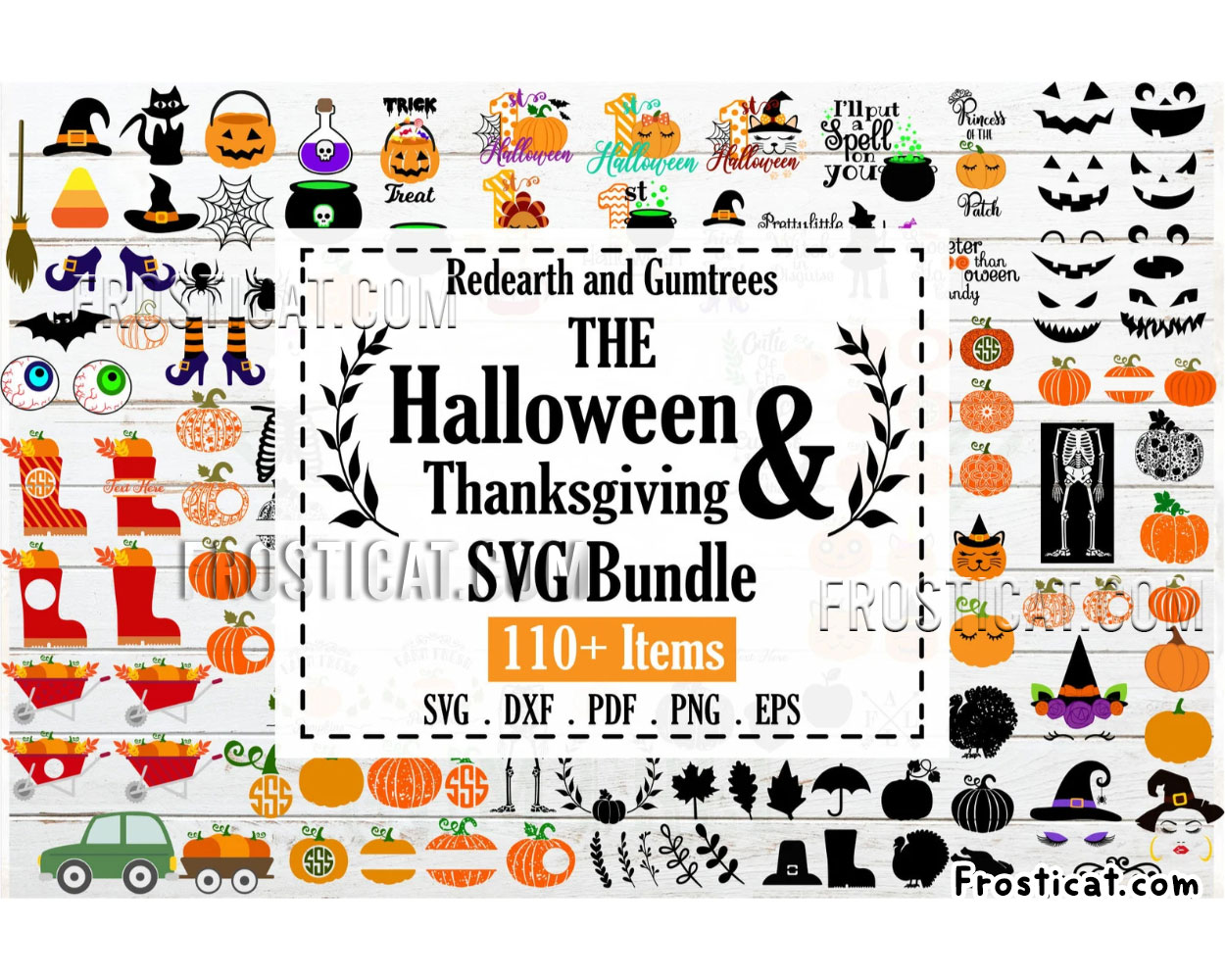 110 Halloween And Thanksgiving Svg Bundle, HalloweenSvg
