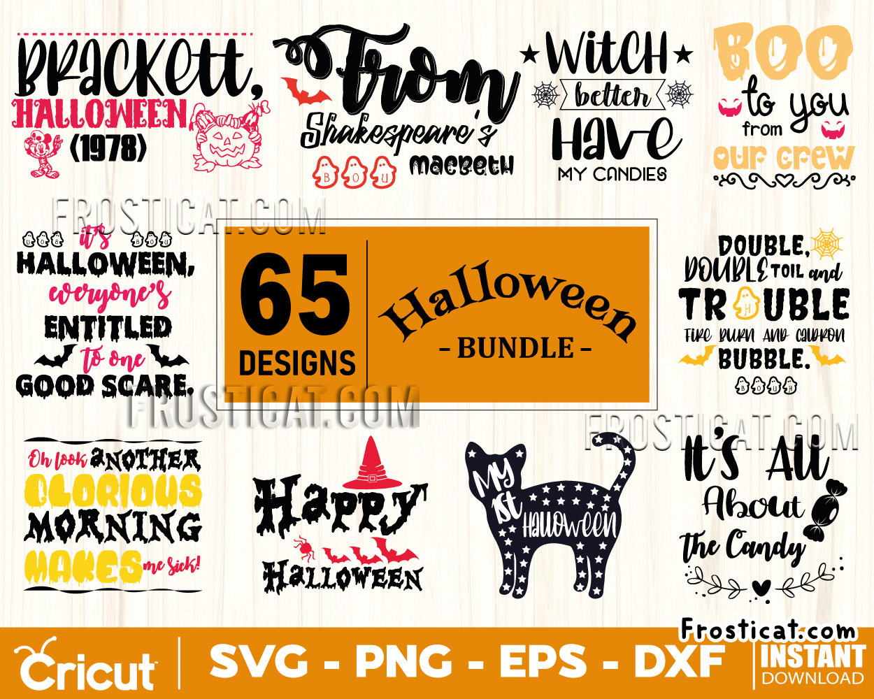 65 Halloween Svg Bundle, Happy Halloween Svg