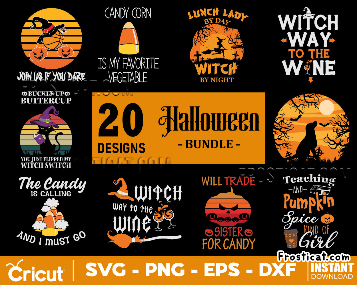 20 Halloween Svg Bundle, Happy Halloween Svg