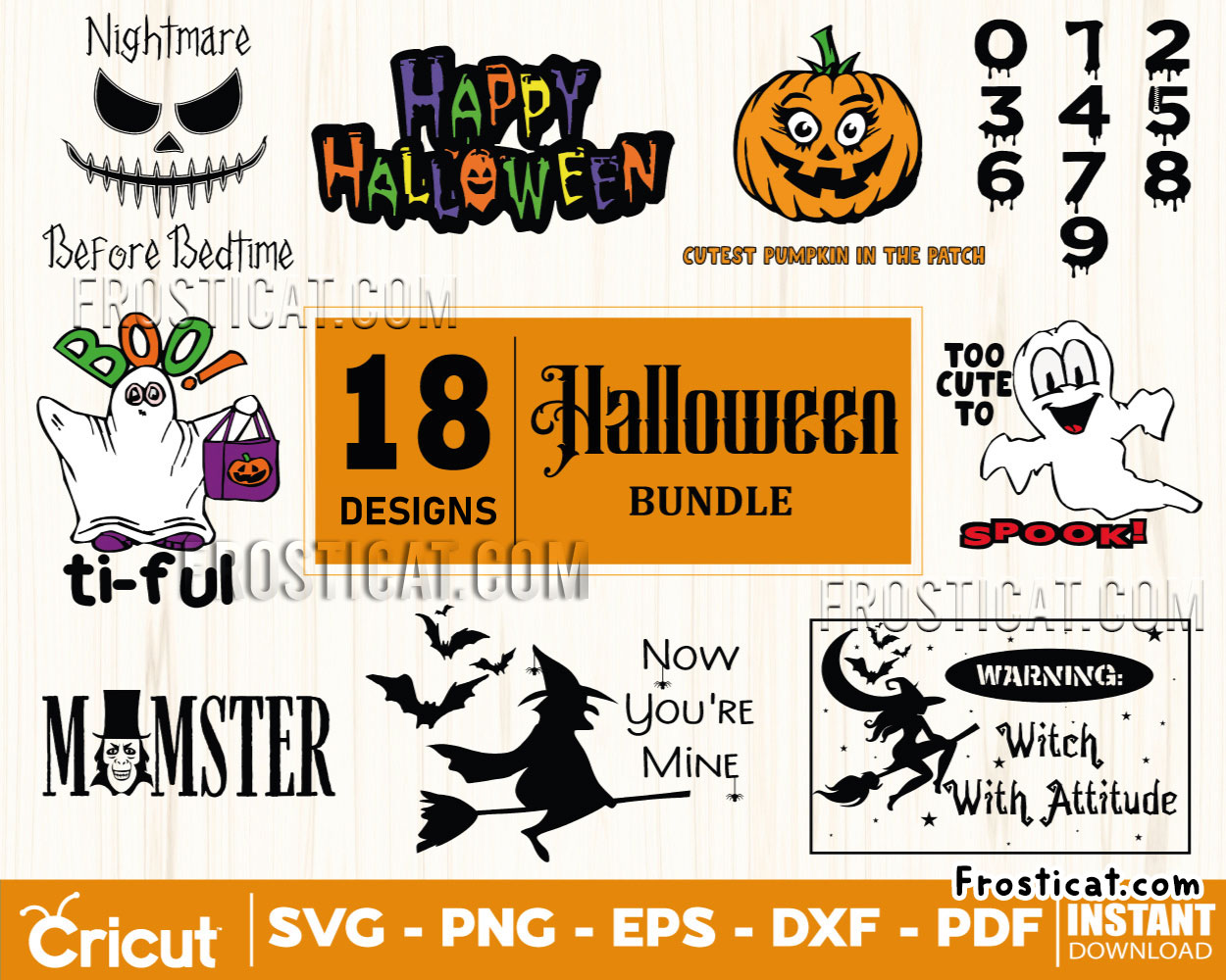 FREE 18 Halloween Svg Bundle, Momster Svg