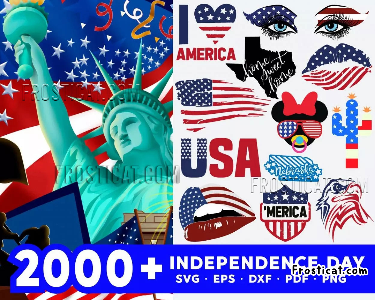 2000 Independence Day Svg Bundle, Independence Svg