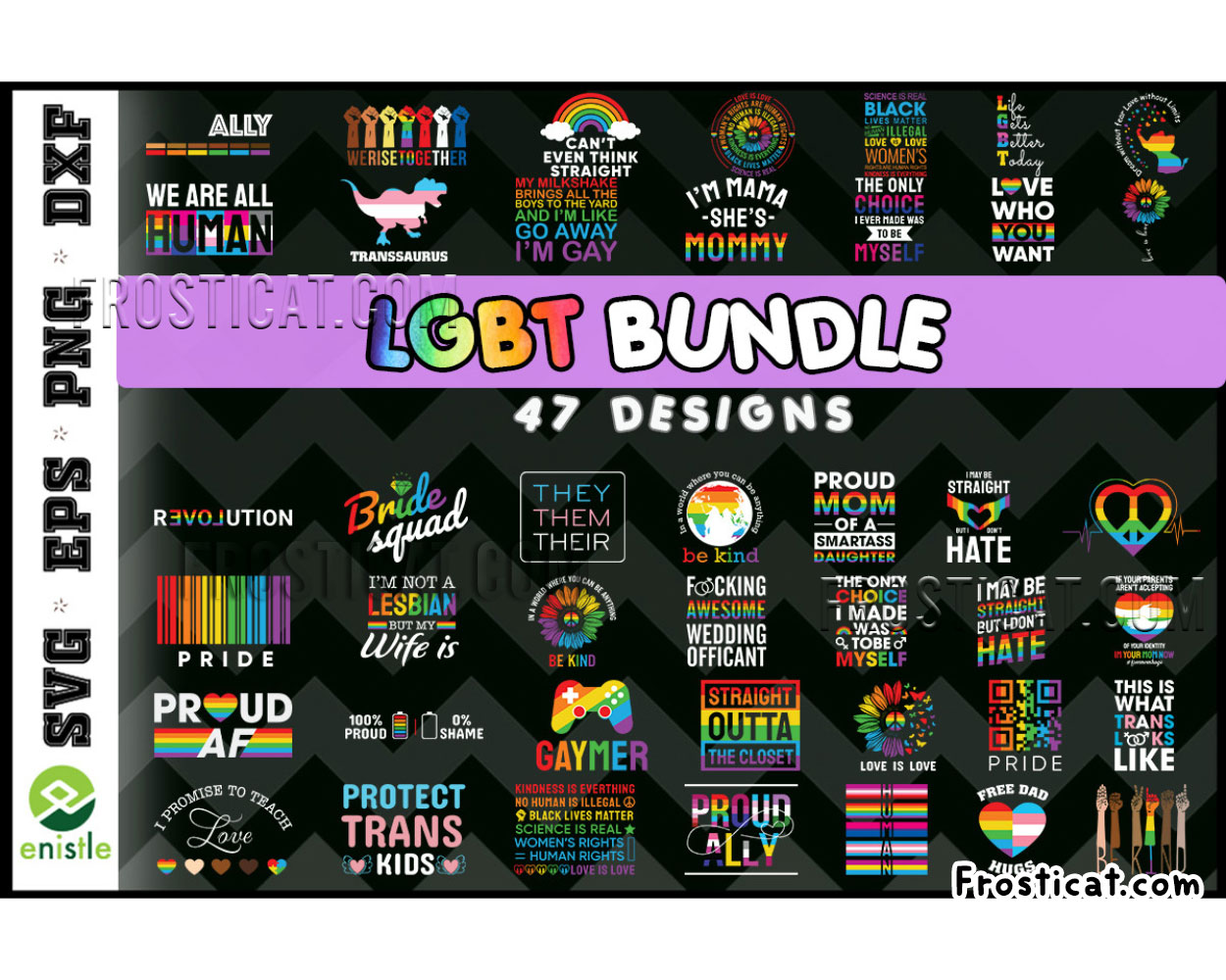 47 LGBT Bundle Svg, Lgbt Svg, Lgbt Quote Svg