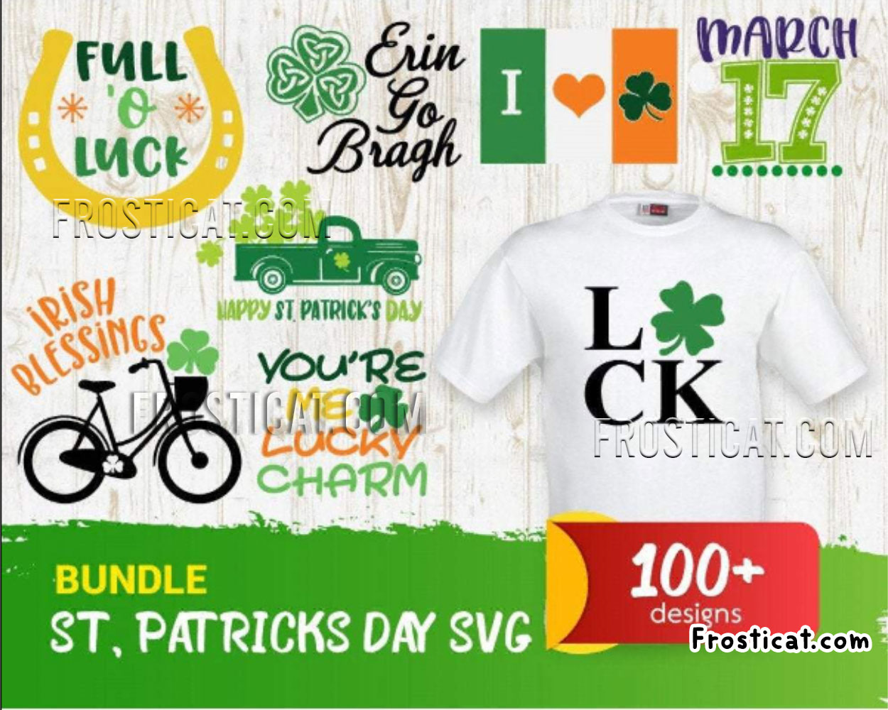 100 St Patricks Day Svg Bundle, Irish Svg