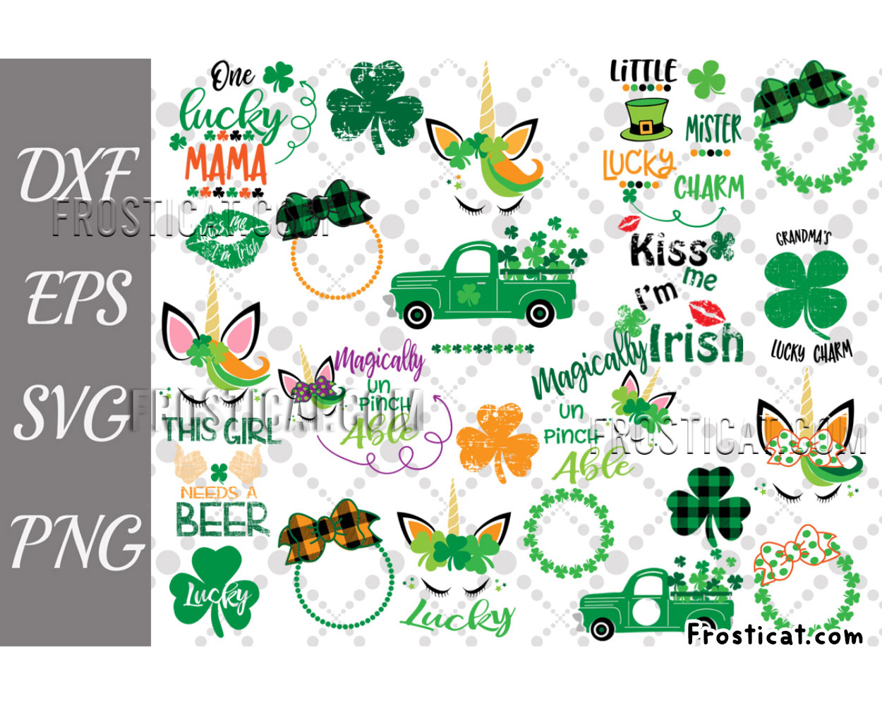 23 St Patricks Day Unicorn Svg Bundle, St Patricks Day Svg