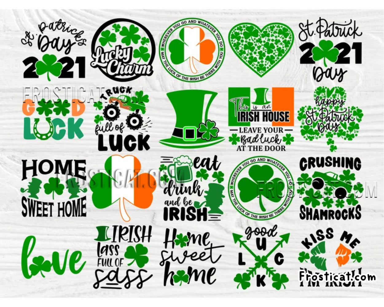 20 St Patricks Day Quotes Svg Bundle, St Paddys Day Svg