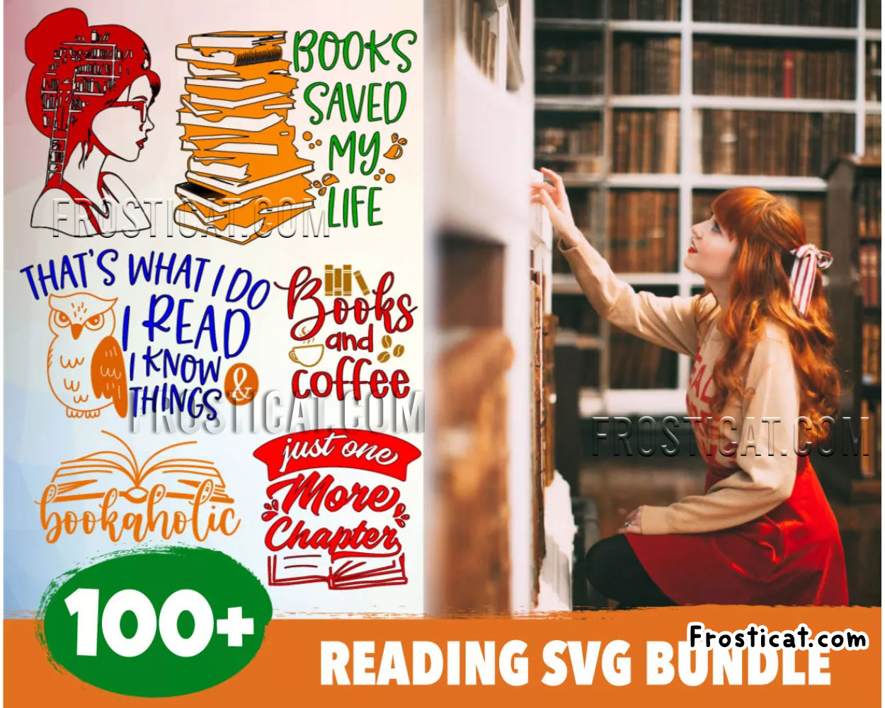 100 Reading Svg Bundle, Book Svg, Reading Quotes Svg