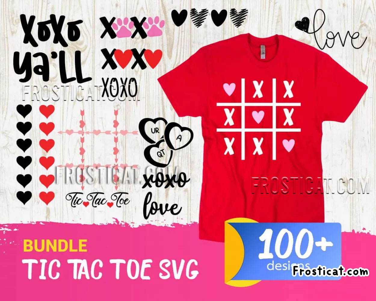 100 Tic Tac Toe Svg Bundle, Tic Tac Toe Grid Svg