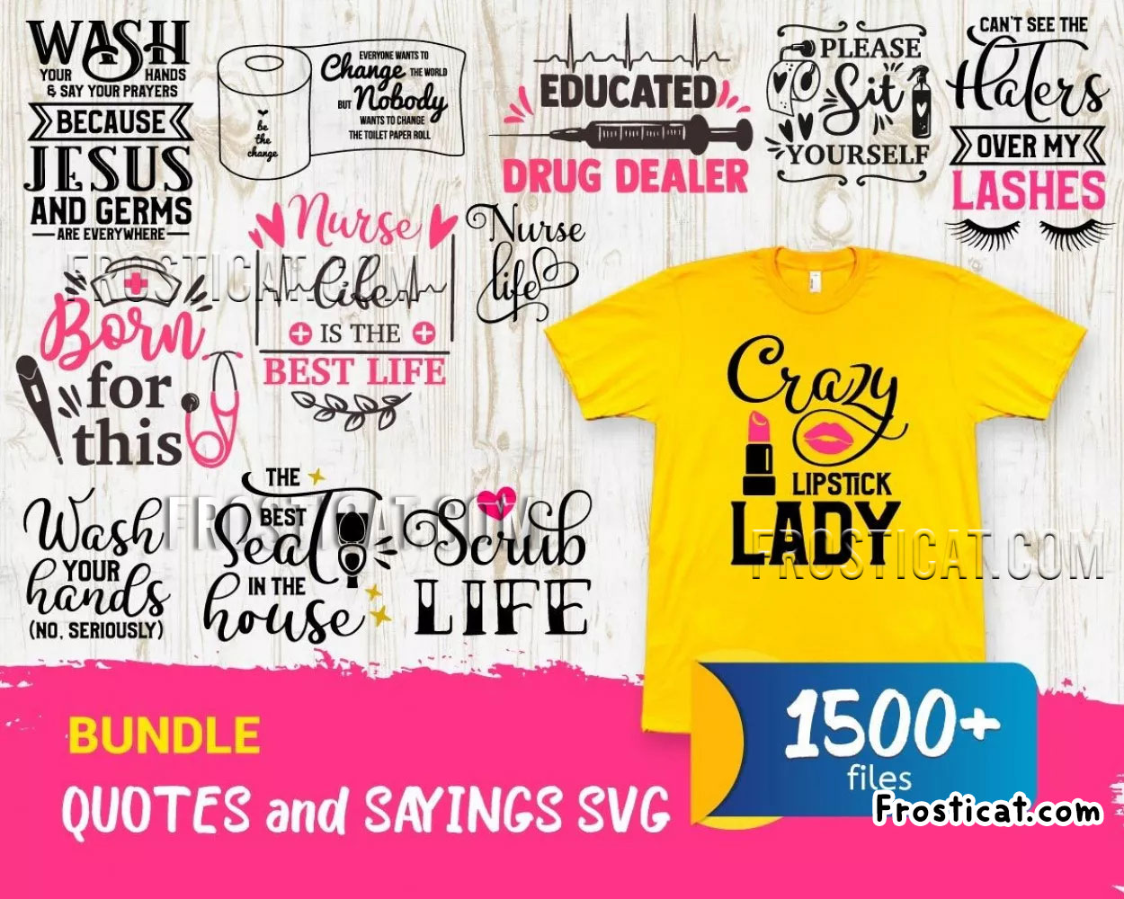 1500 Quotes And Sayings Svg Bundle, Farmhouse Svg
