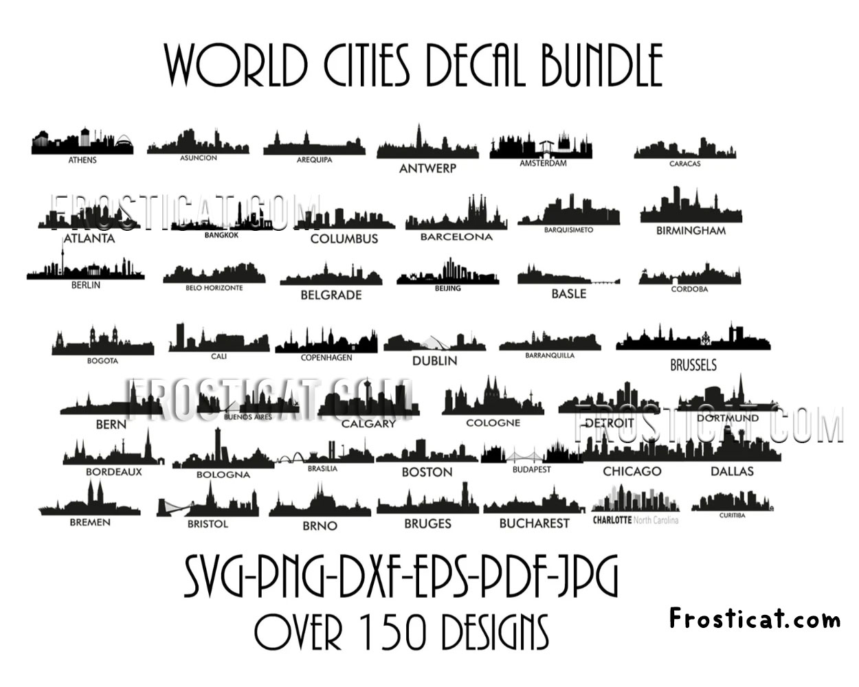 150 World City Svg Bundle, City Svg, Landmark Svg